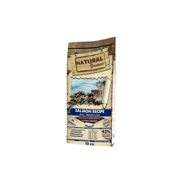 Natural Greatness Receta de Salmón 12 kg