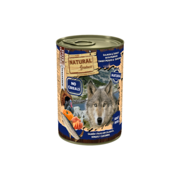 Natural Greatness Salmón y Pavo 400g